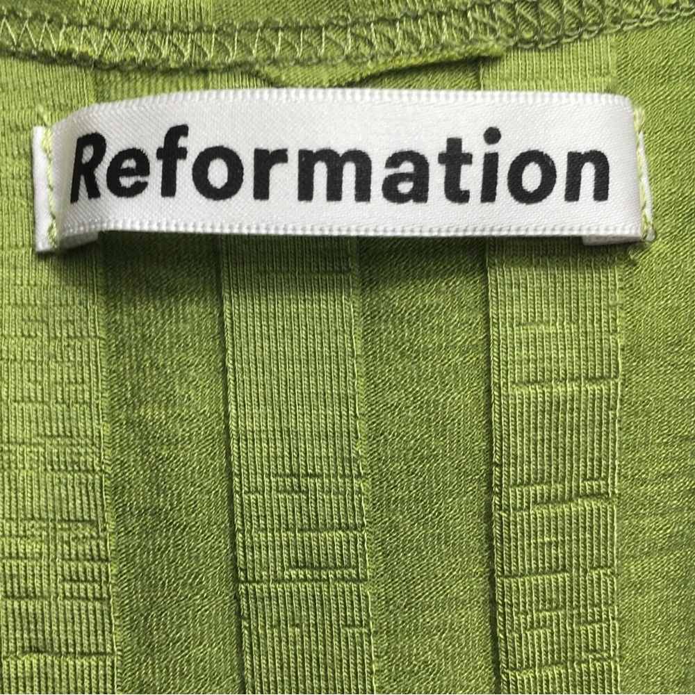 Reformation Green Mini Dress - Picture 9 of 11